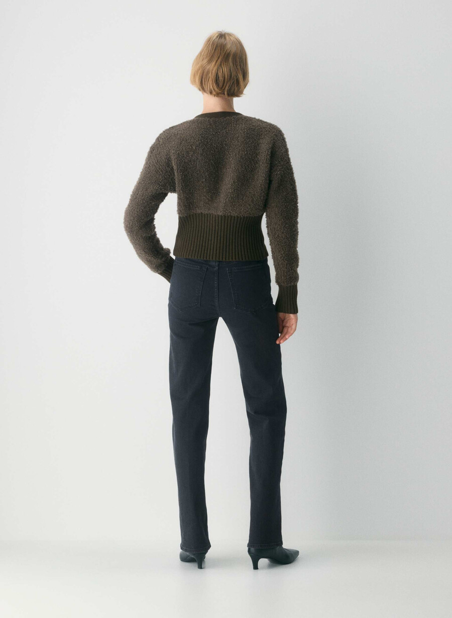 duchess cardigan mörk olivgrön