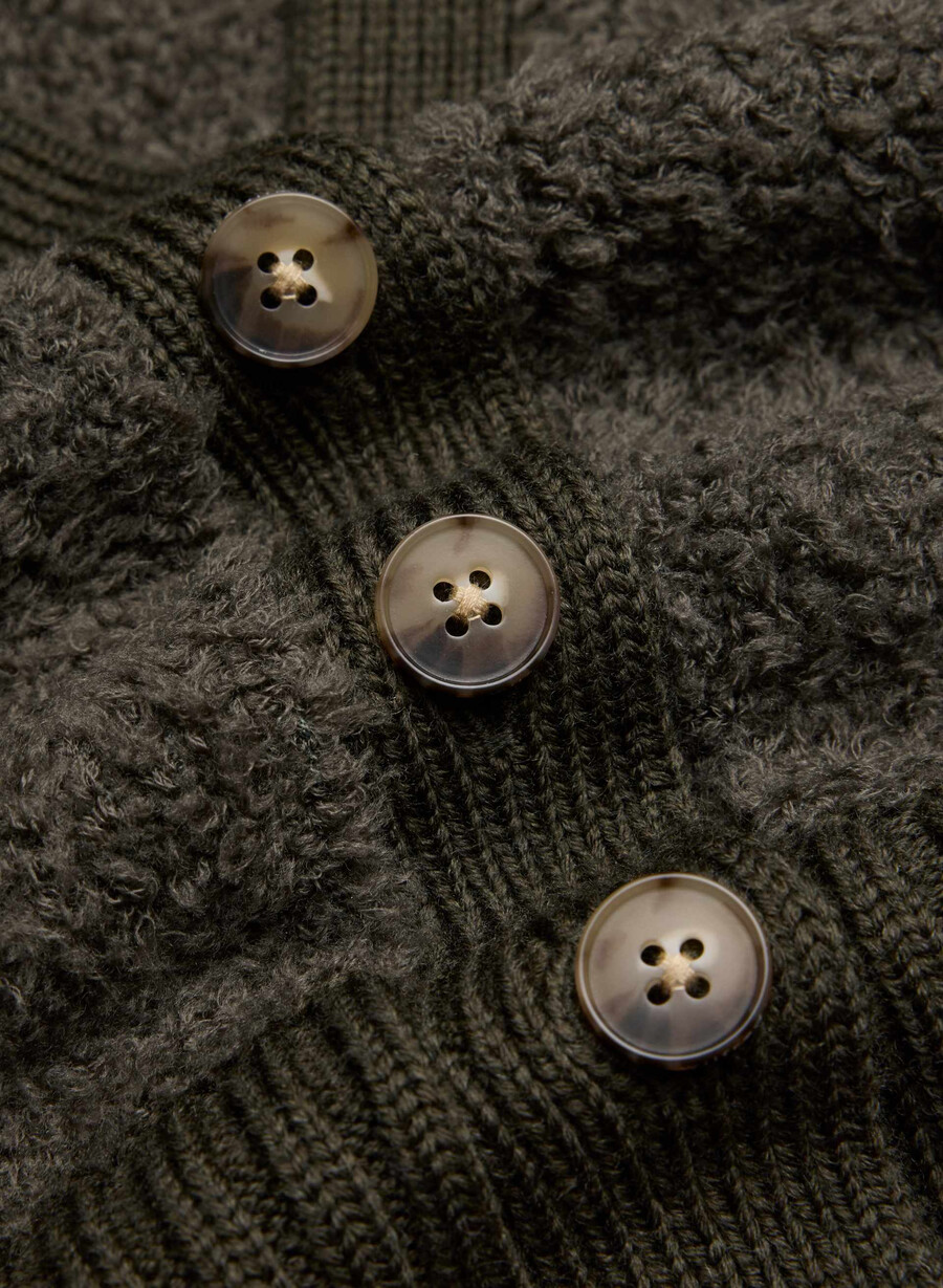 duchess cardigan mörk olivgrön