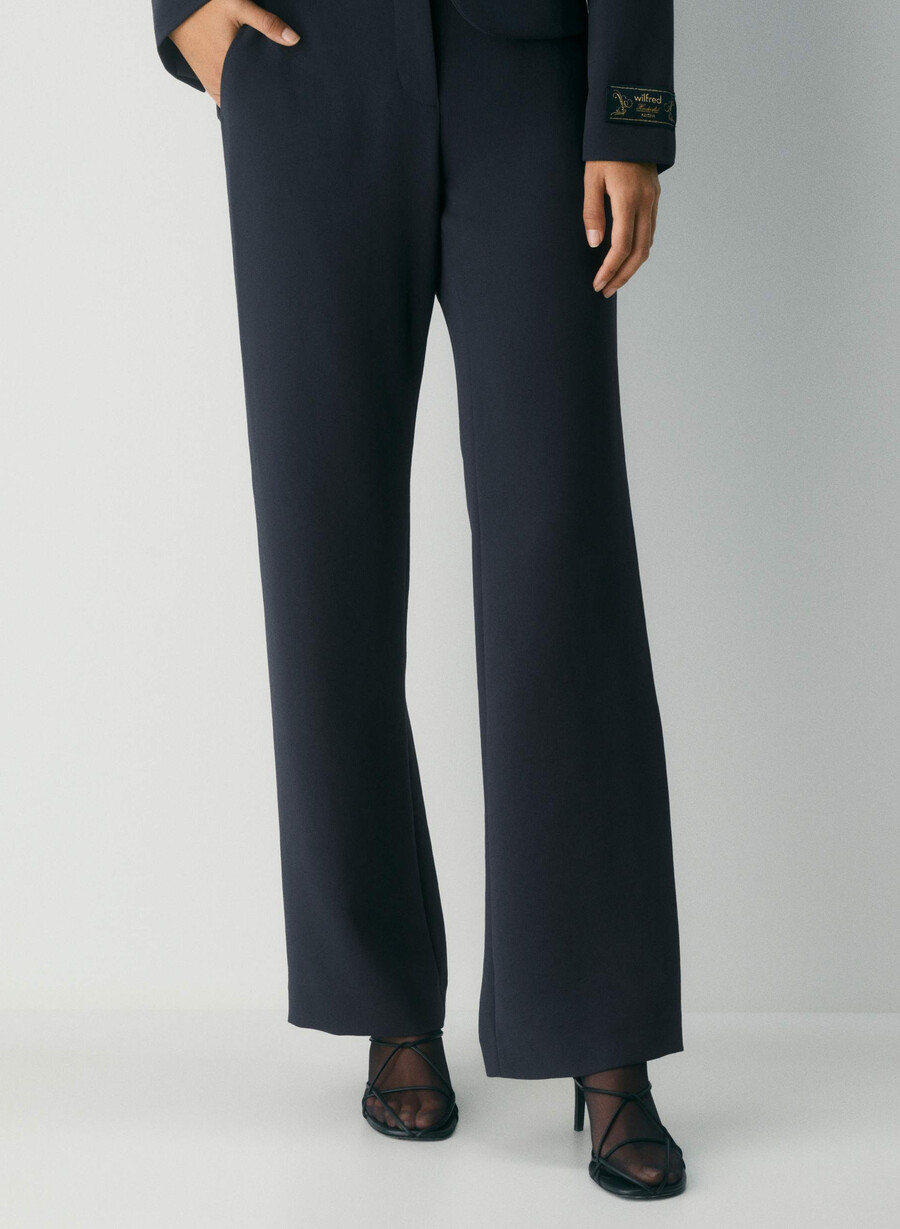 strata pant - crepette dark night marin