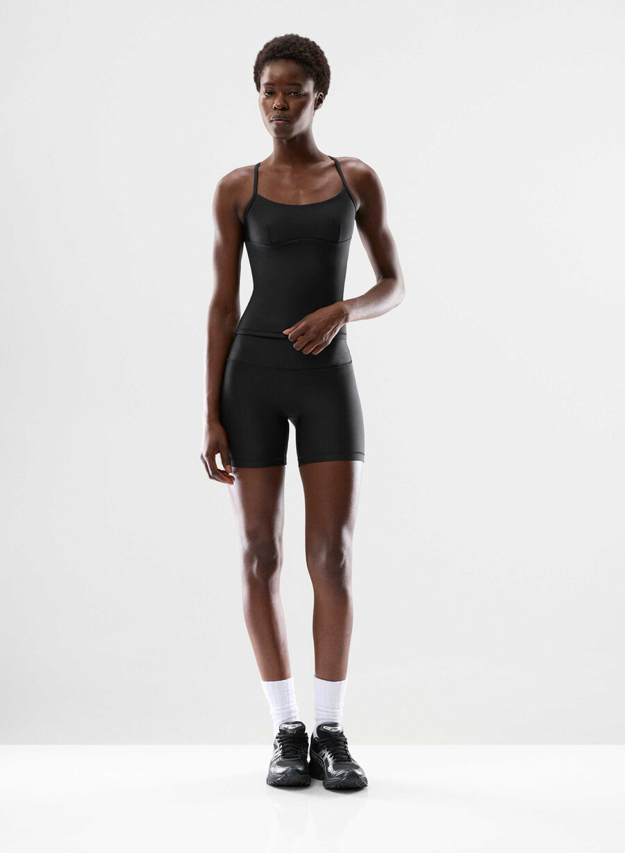glotone cheeky infinite höghöjdsbyxa 13 cm shorts svart