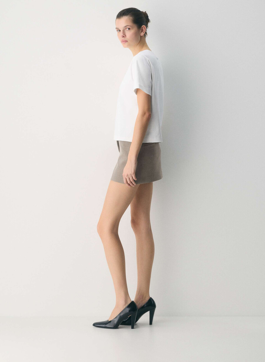 chisel micro skort - Återviktig har check mc brmb