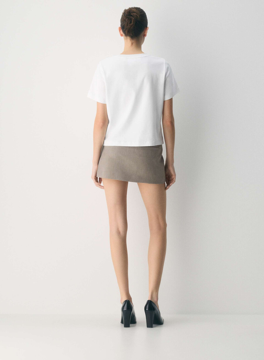 chisel micro skort - Återviktig har check mc brmb