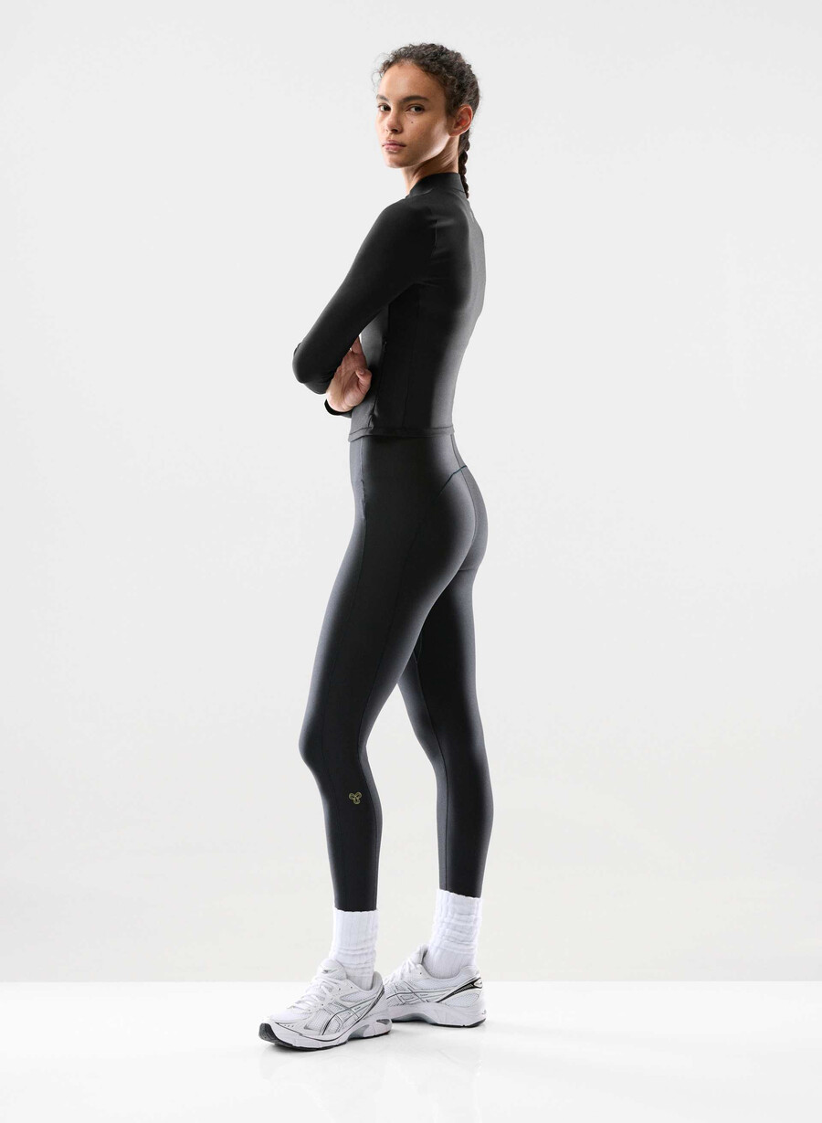 glotone horizon höghöjdsleggings 66 cm svart