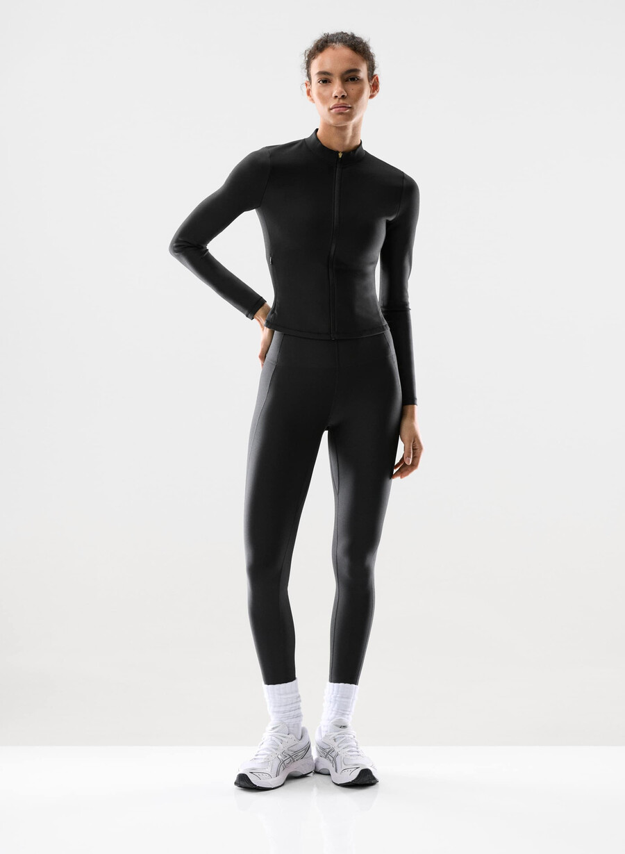 glotone horizon höghöjdsleggings 66 cm svart