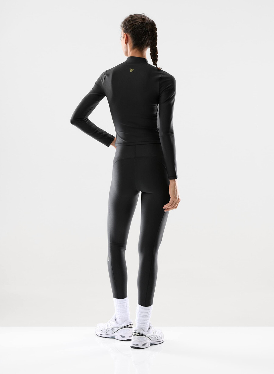 glotone horizon höghöjdsleggings 66 cm svart