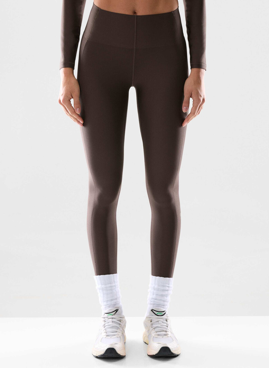 glotone horizon högmidja 66 cm leggings mokkabrun