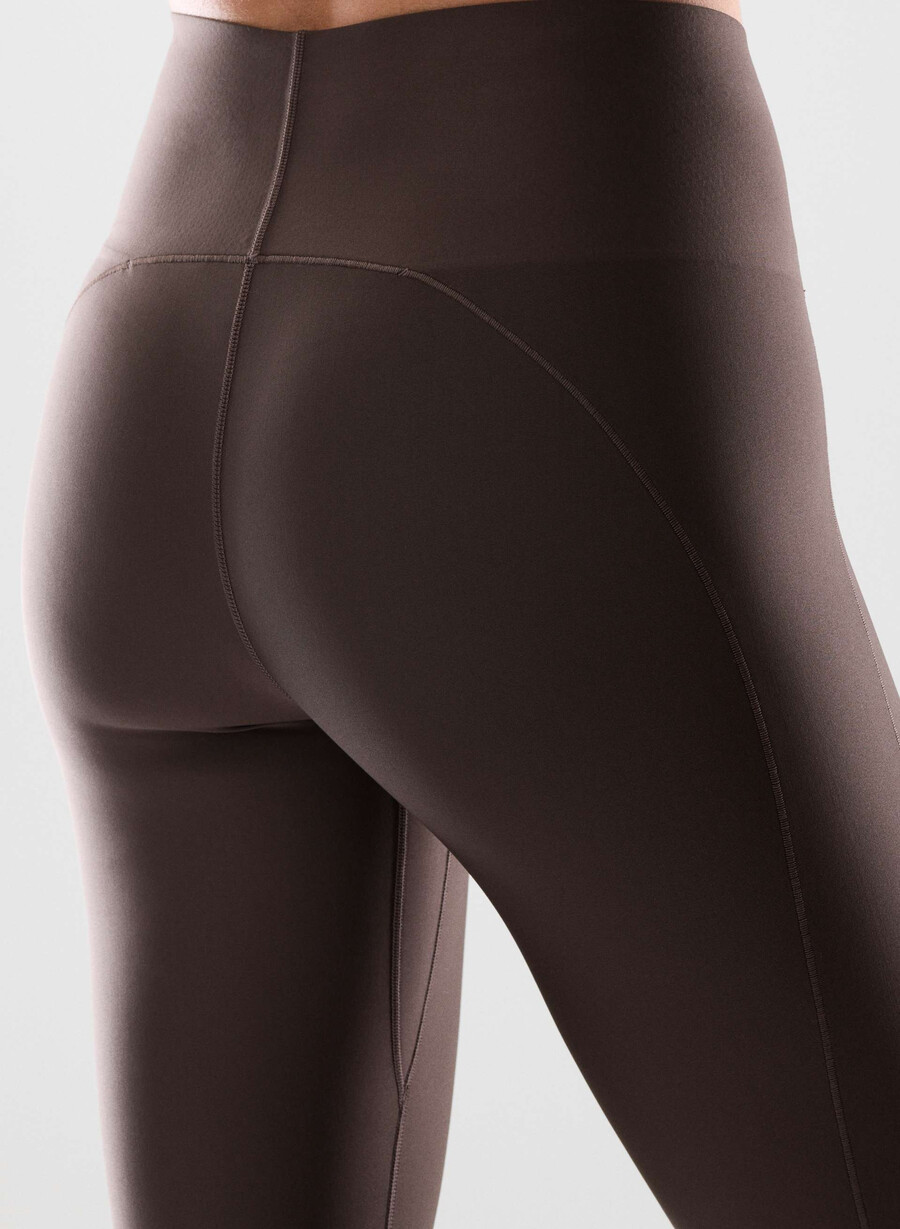 glotone horizon högmidja 66 cm leggings mokkabrun