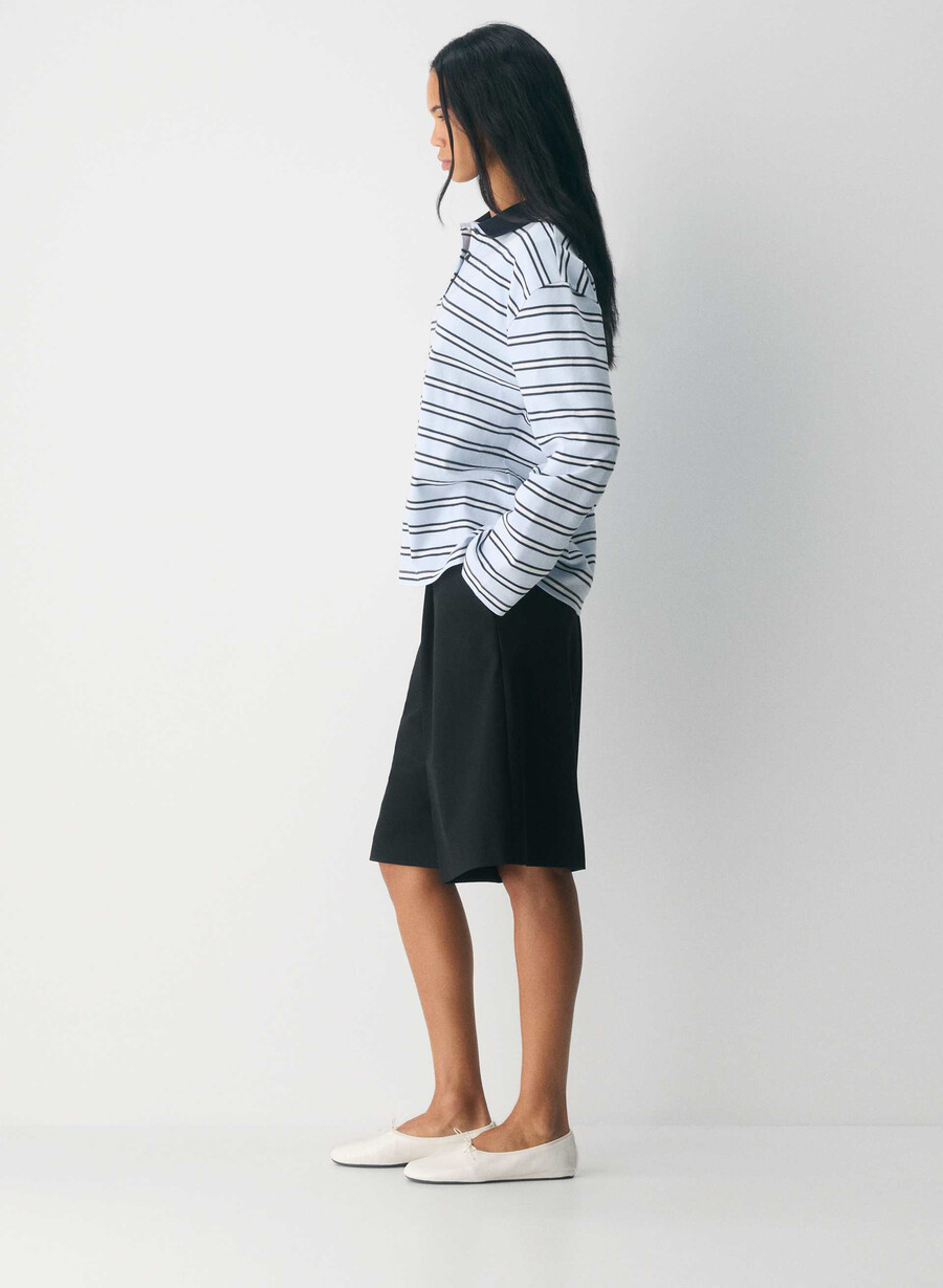 interlock cotton eton långärmad mddy svartmÖrkt grÖnt marinÖvla