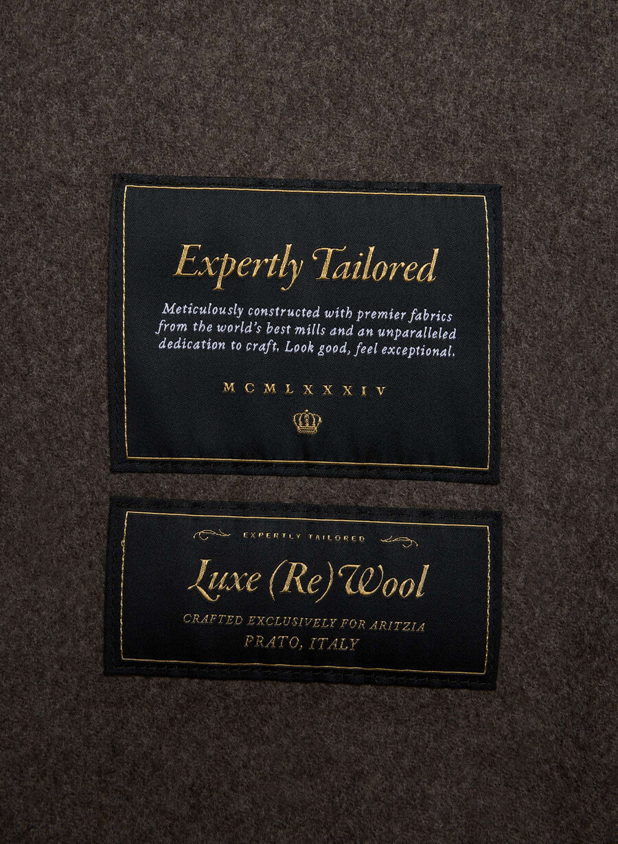 the embrace dubbelsidig kappa - luxe rewool soot
