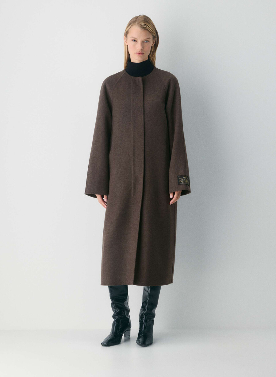 the embrace dubbelsidig kappa - luxe rewool soot