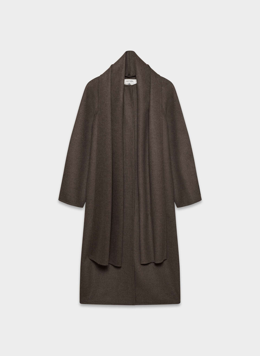 the embrace dubbelsidig kappa - luxe rewool soot