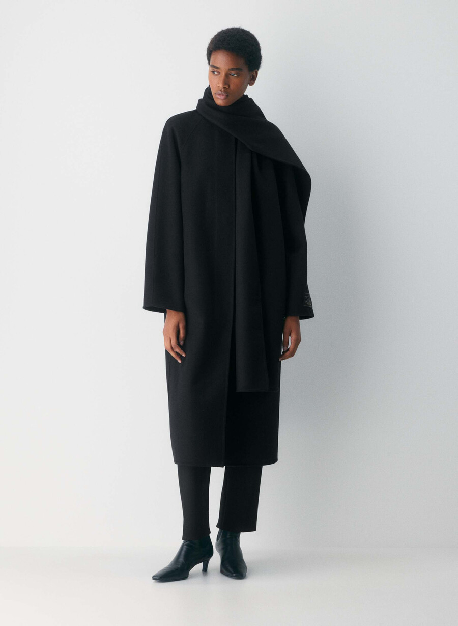 the embrace dubbelsidig kappa - luxe rewool svart