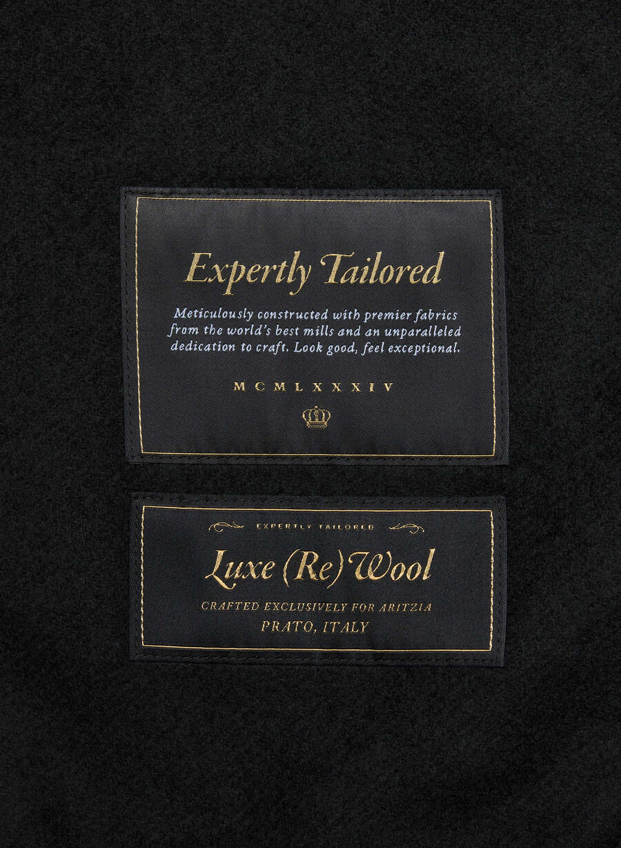 the embrace dubbelsidig kappa - luxe rewool svart