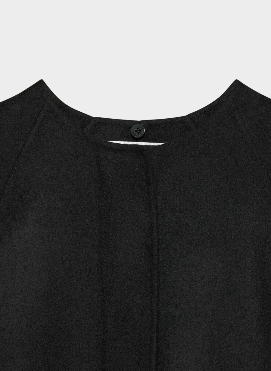 the embrace dubbelsidig kappa - luxe rewool svart