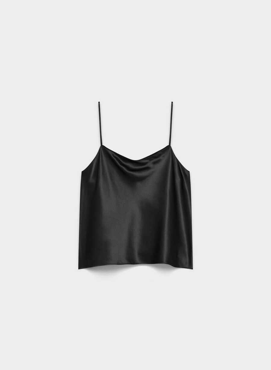 nightside sidenpyjamaslinne svart