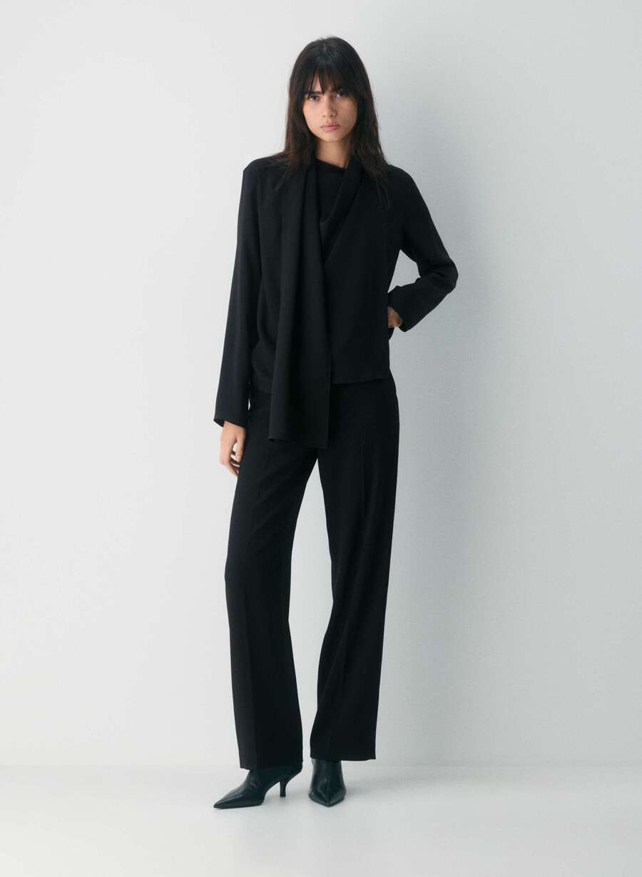 nya agency-byxor - mirror crepe espace