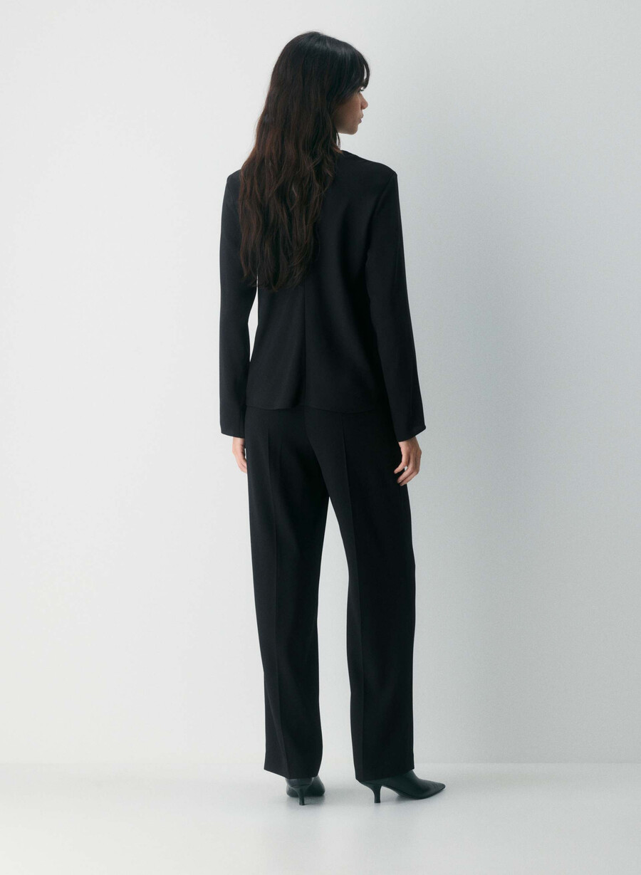 nya agency-byxor - mirror crepe espace