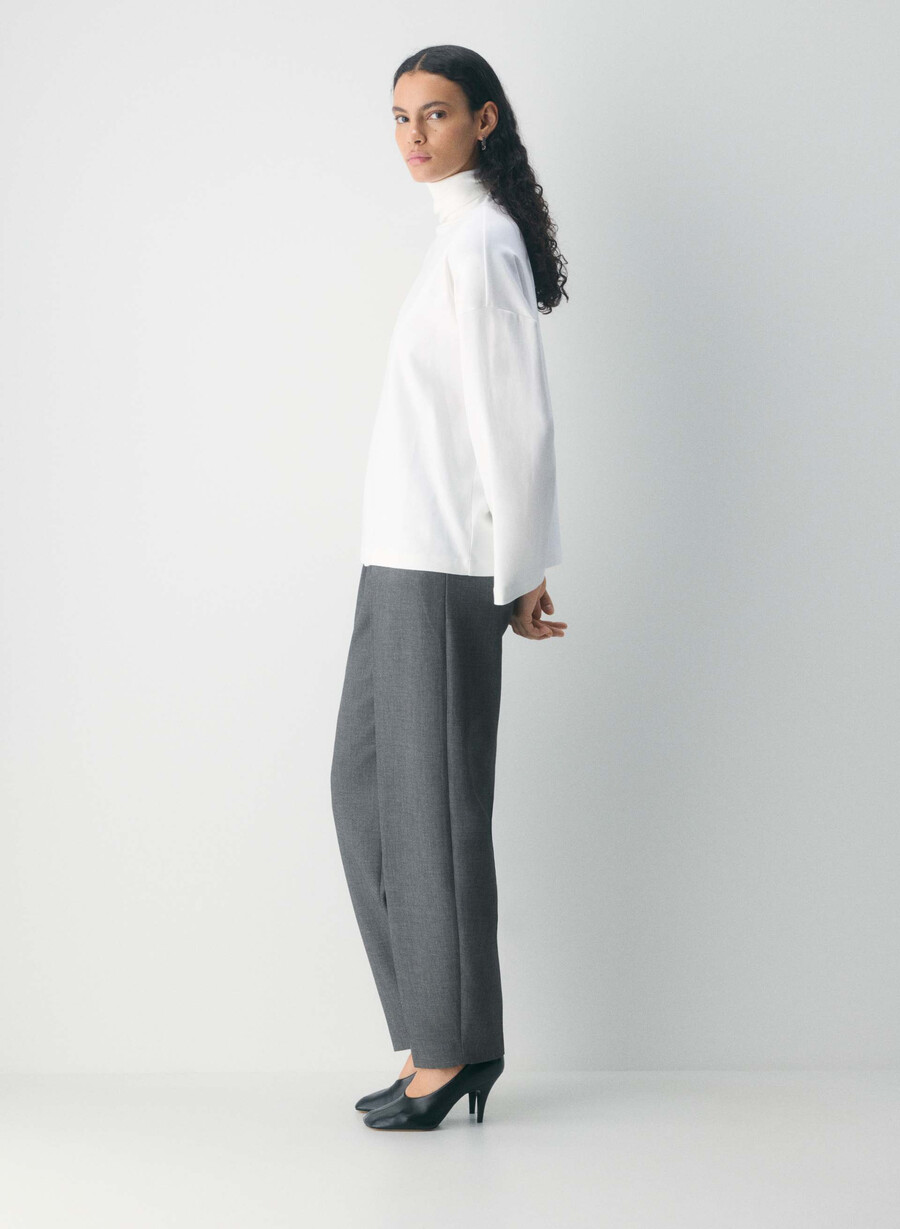 interlock cotton rydel polotröja vit