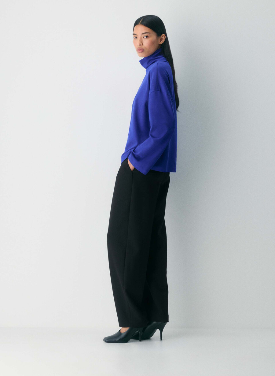 interlock cotton rydel polotröja ablaze blÅ
