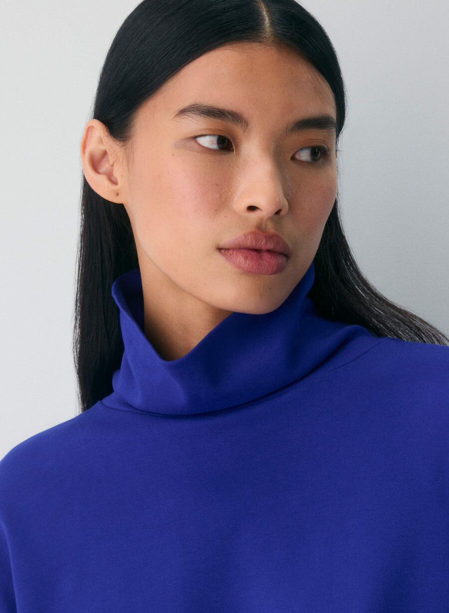 interlock cotton rydel polotröja ablaze blÅ