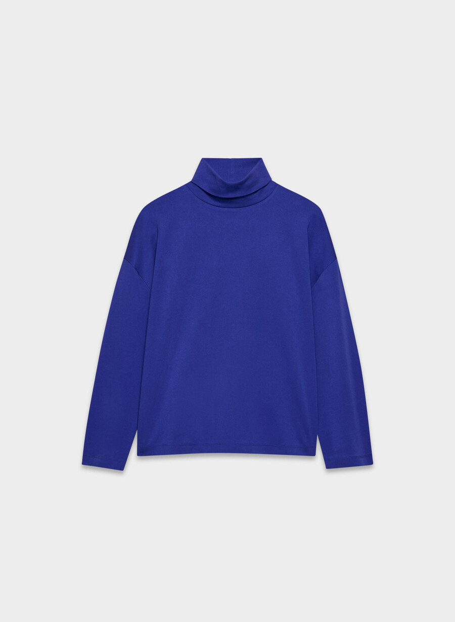 interlock cotton rydel polotröja ablaze blÅ