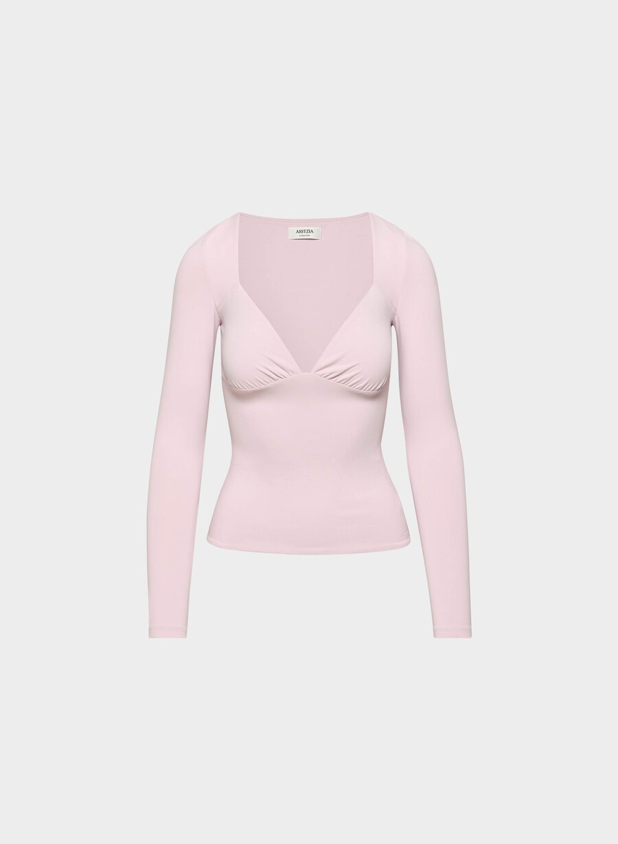 original contour cherish långärmad tröja mjÖlkrosa