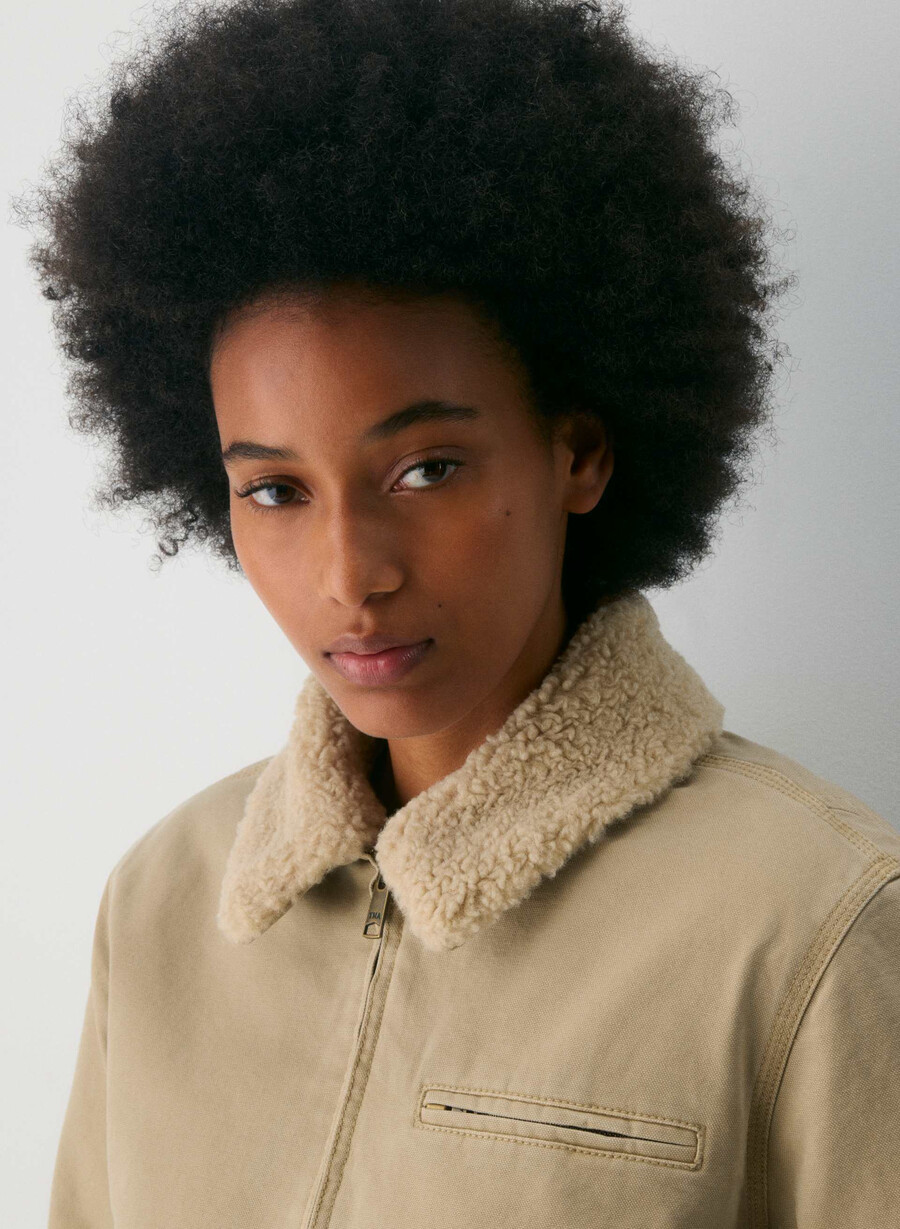 barkley arbetsjacka vintage tan khaki