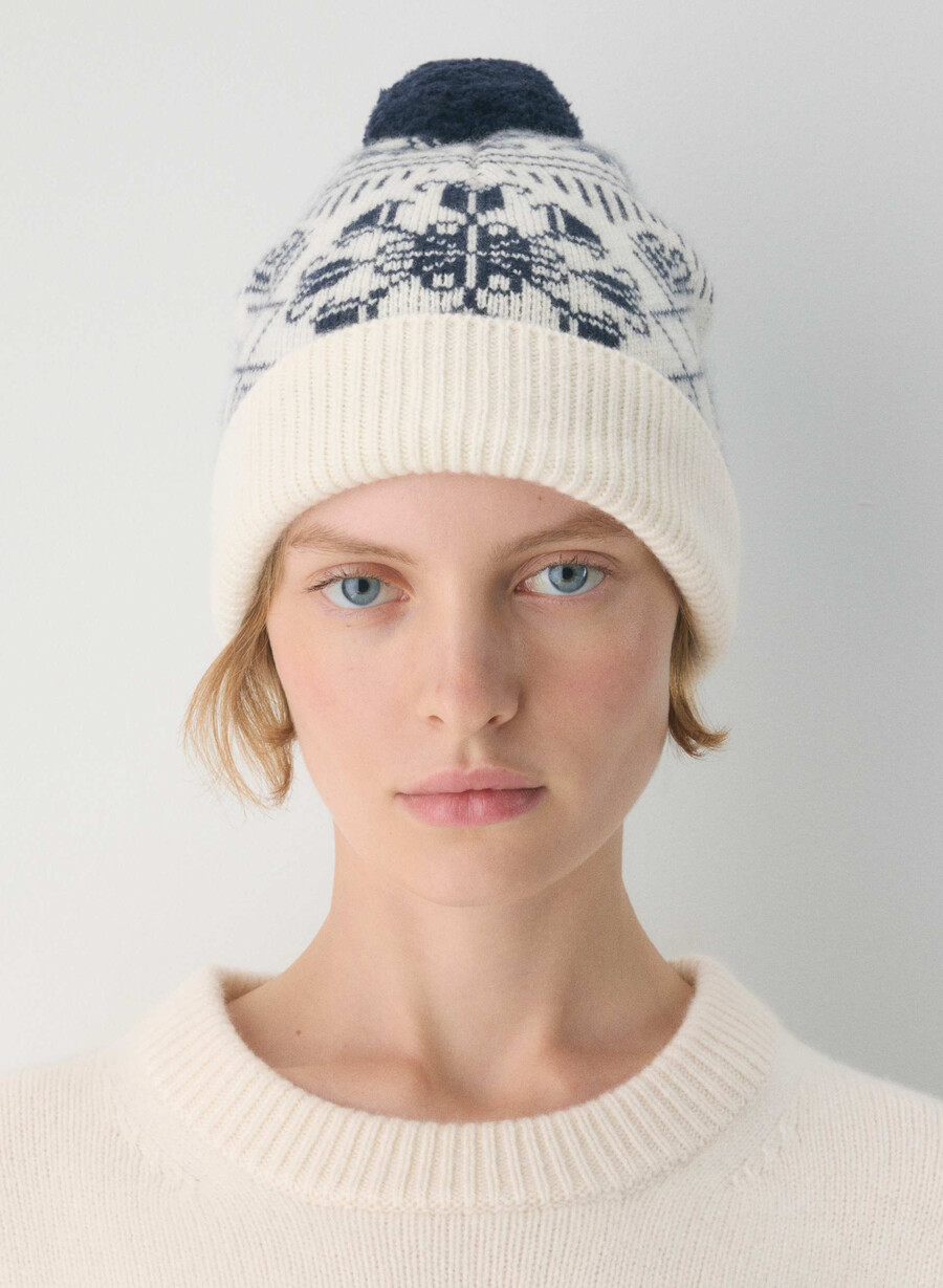 wonder wool cashmere beanie lt bjÖrk blinkande rÖd
