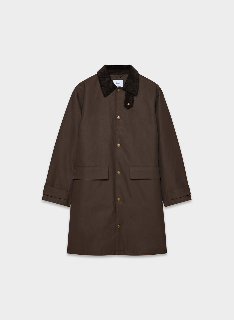 soundwave vaxad trenchcoat brennbrun