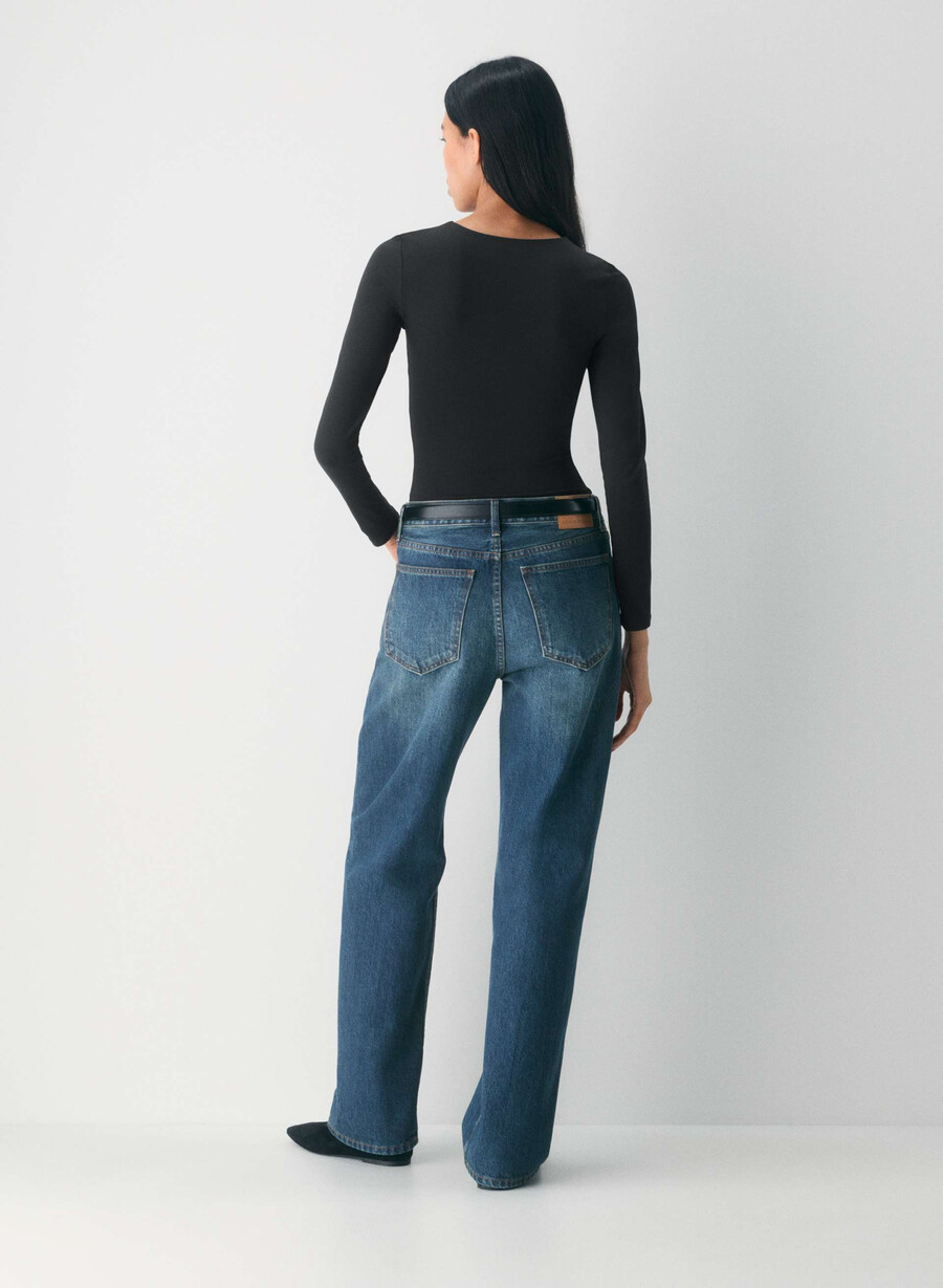 original contour splendid crew långärmad tröja svart