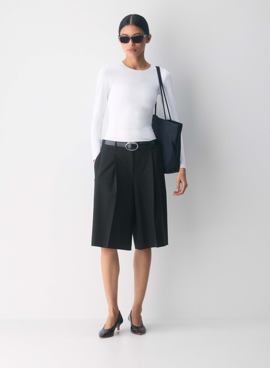 original contour splendid crew långärmad tröja ljusvit