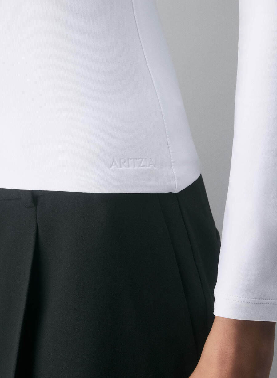 original contour splendid crew långärmad tröja ljusvit