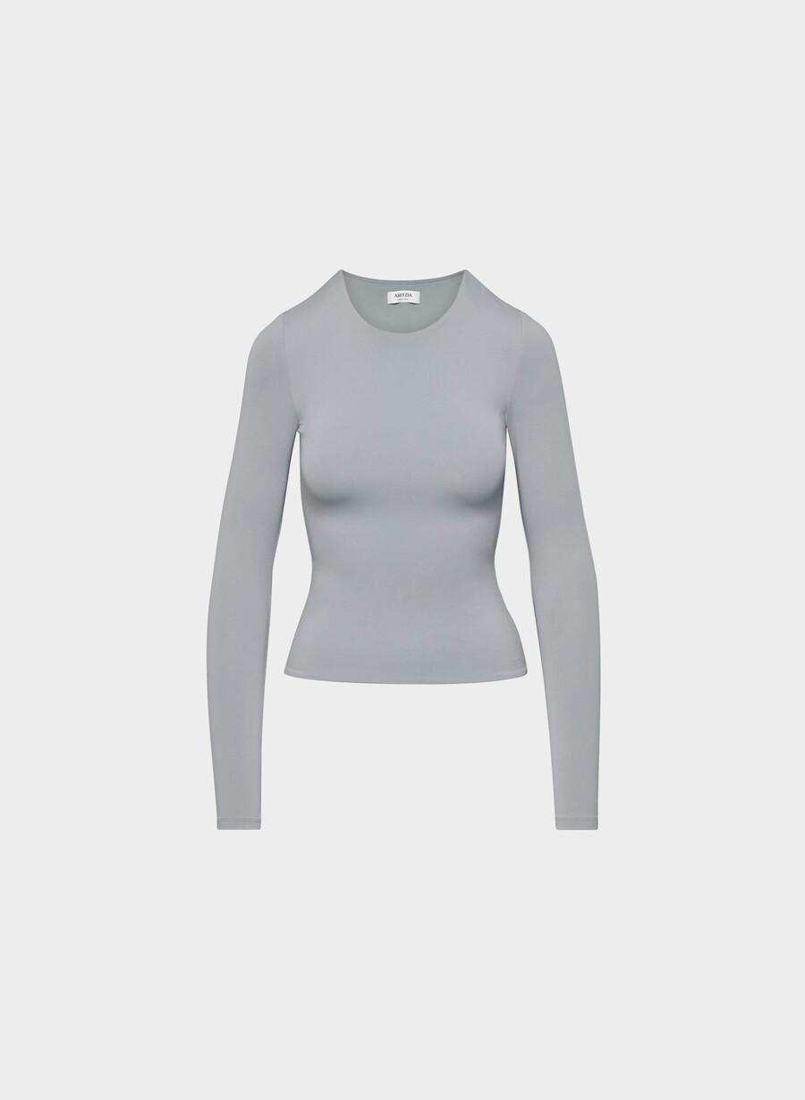 original contour splendid crew långärmad tröja riverstone grÅ