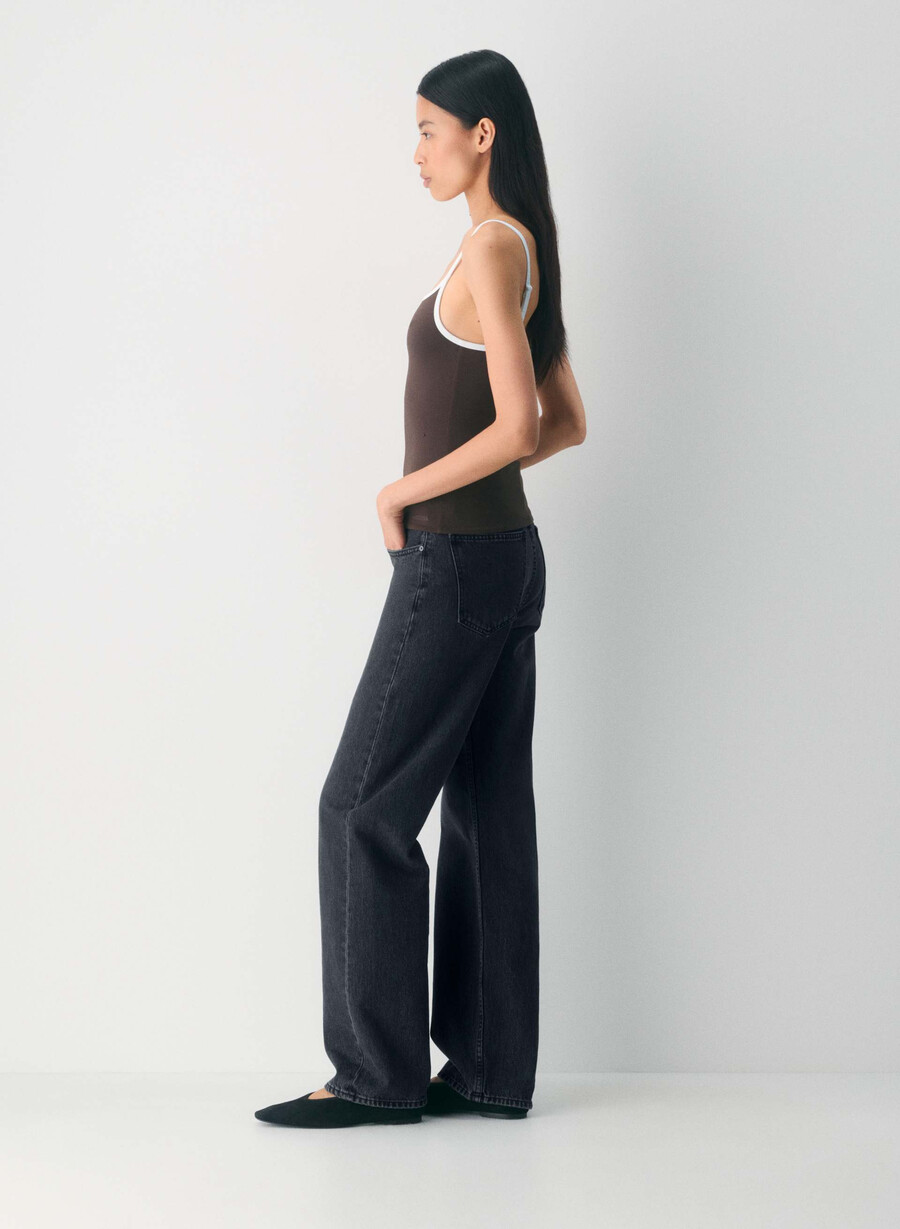 original contour swoop linne i mockabrunvit