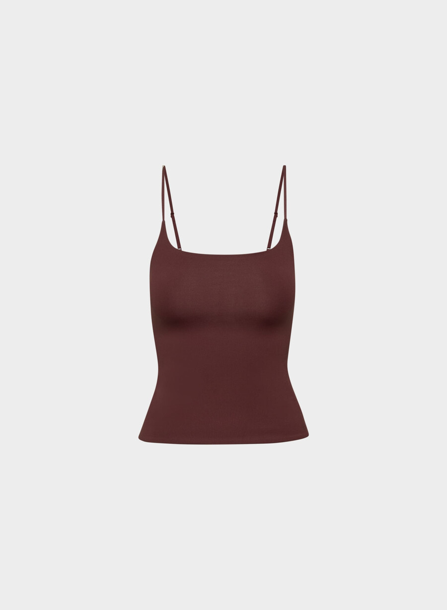 original contour presence linne med topp sumac burgundy
