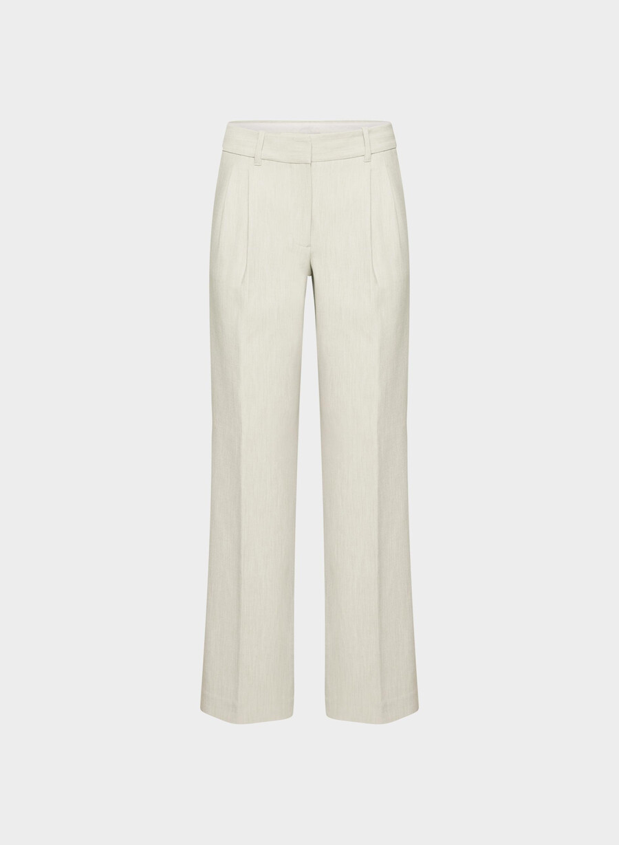 the effortless pant lo-rise - Återväsentlig ljung matt pärla