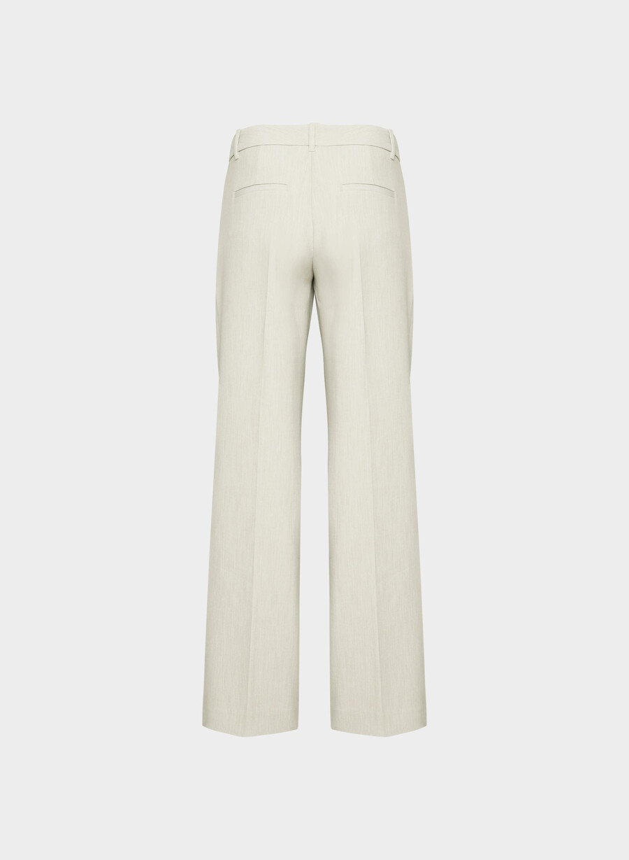 the effortless pant lo-rise - Återväsentlig ljung matt pärla