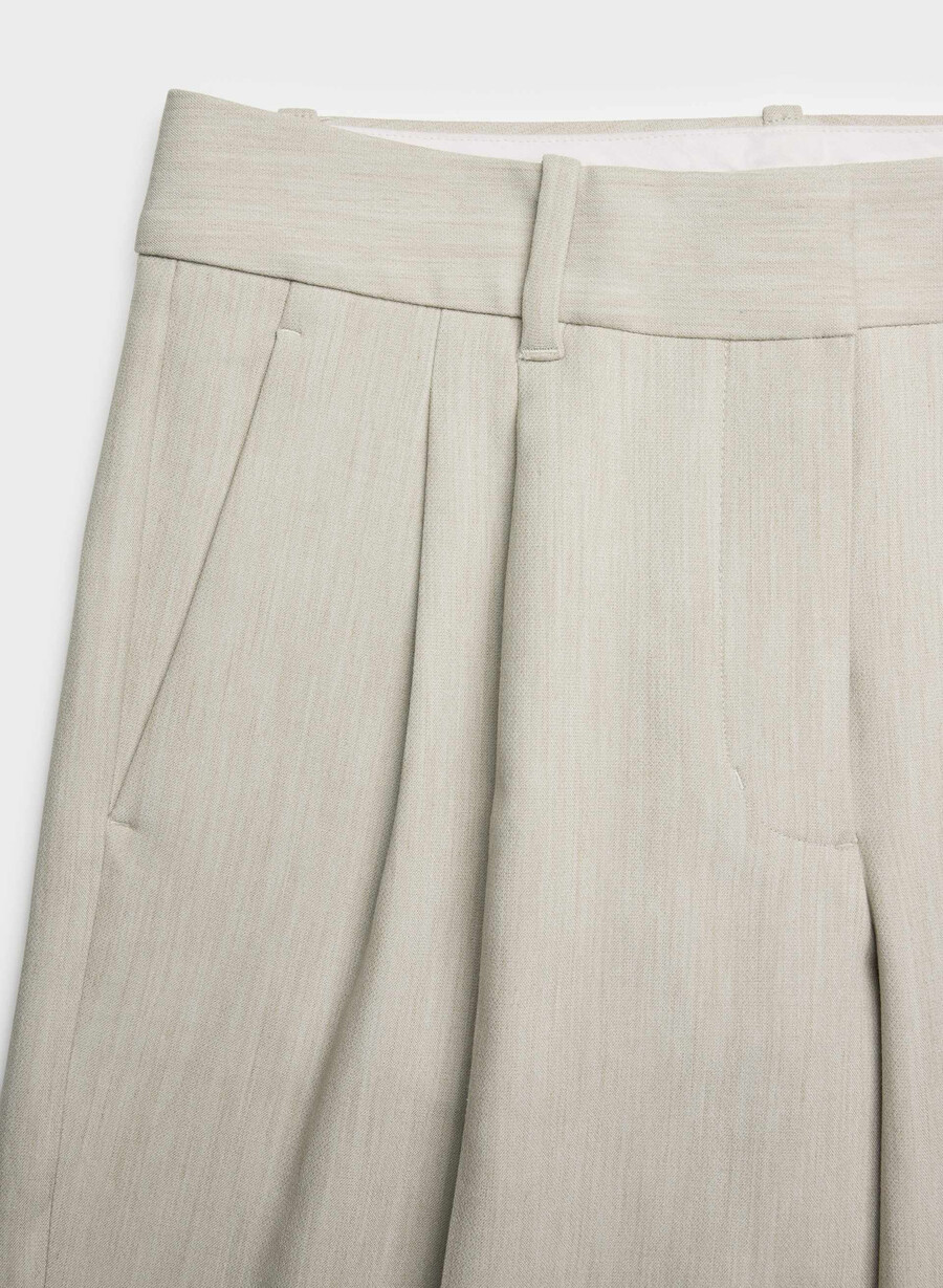 the effortless pant lo-rise - Återväsentlig ljung matt pärla