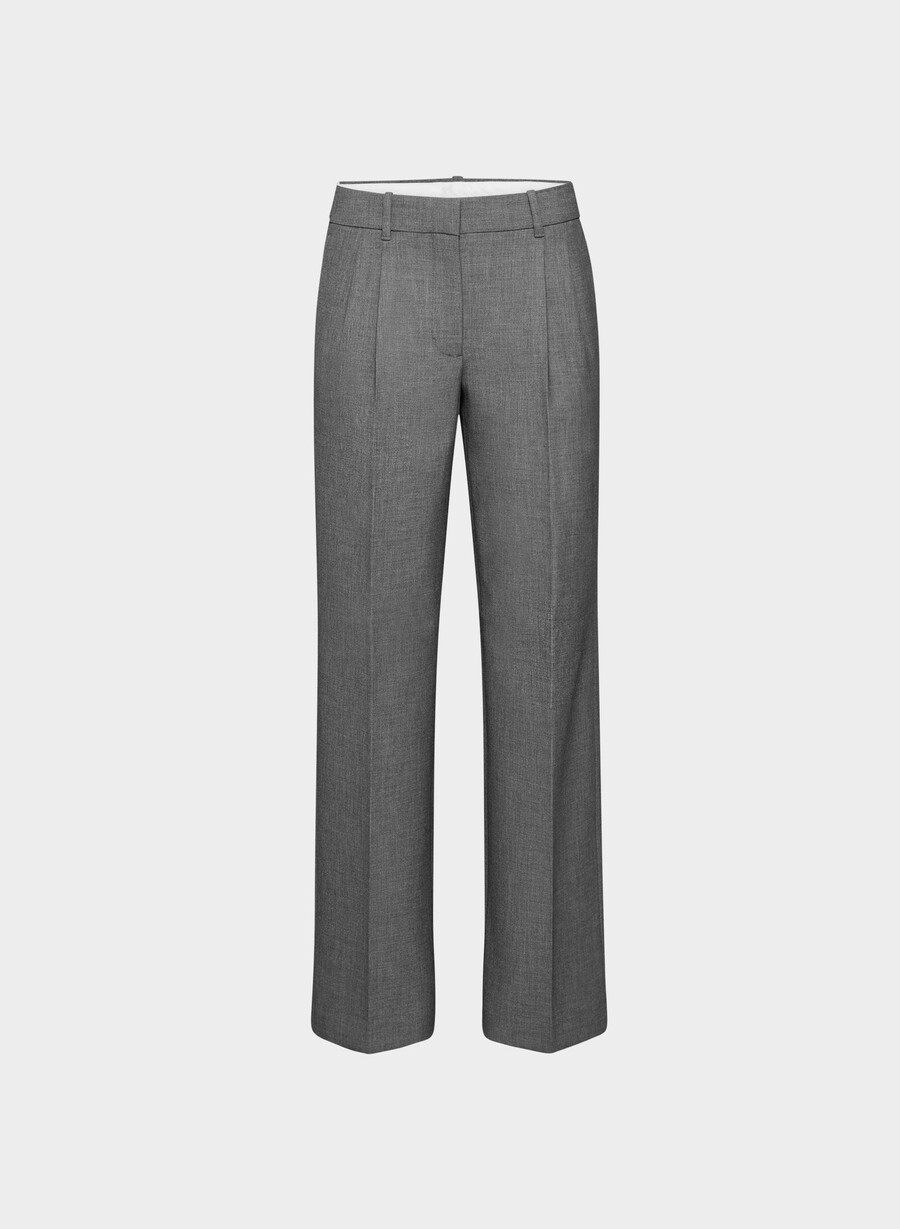 the effortless pant lo-rise - Återväsentlig ljunggrön