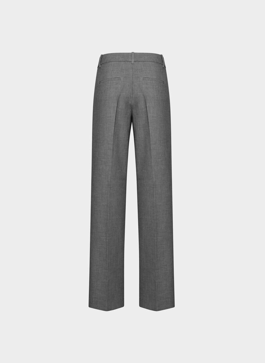 the effortless pant lo-rise - Återväsentlig ljunggrön