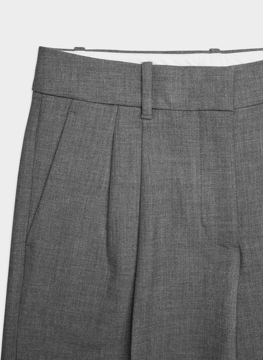 the effortless pant lo-rise - Återväsentlig ljunggrön