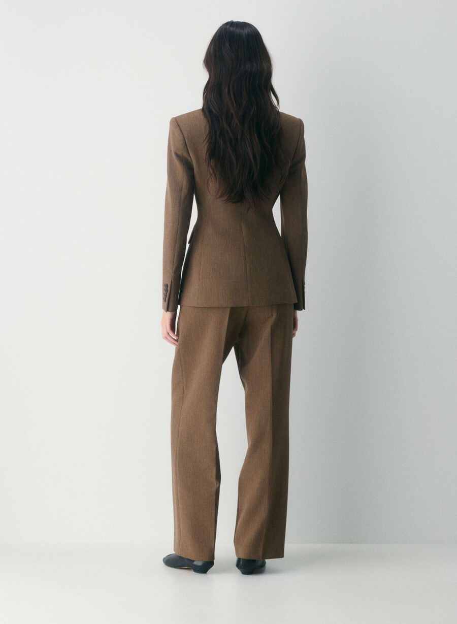 the effortless pant lo-rise - Återväsentlig ljunggrön