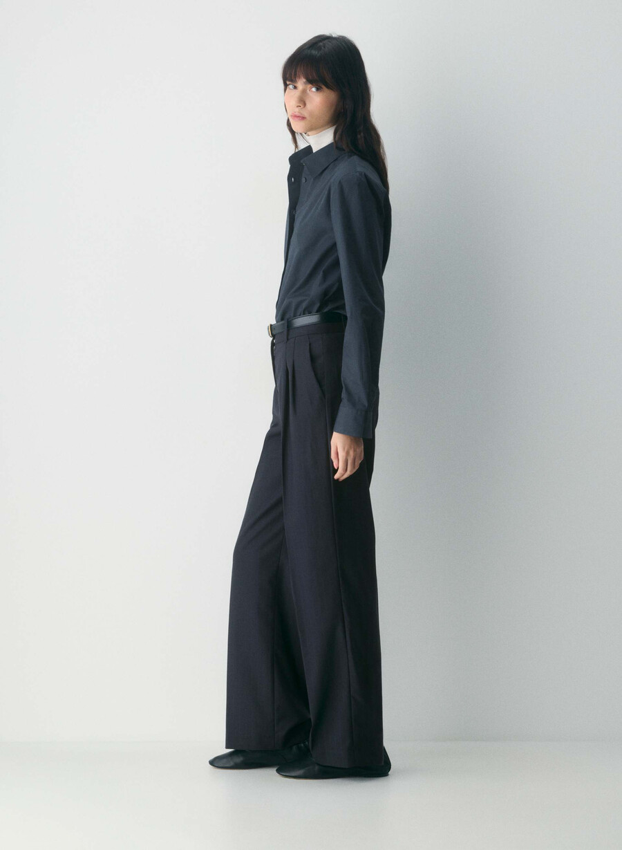 the effortless pant - raffinerad brnt stripe dk n nv
