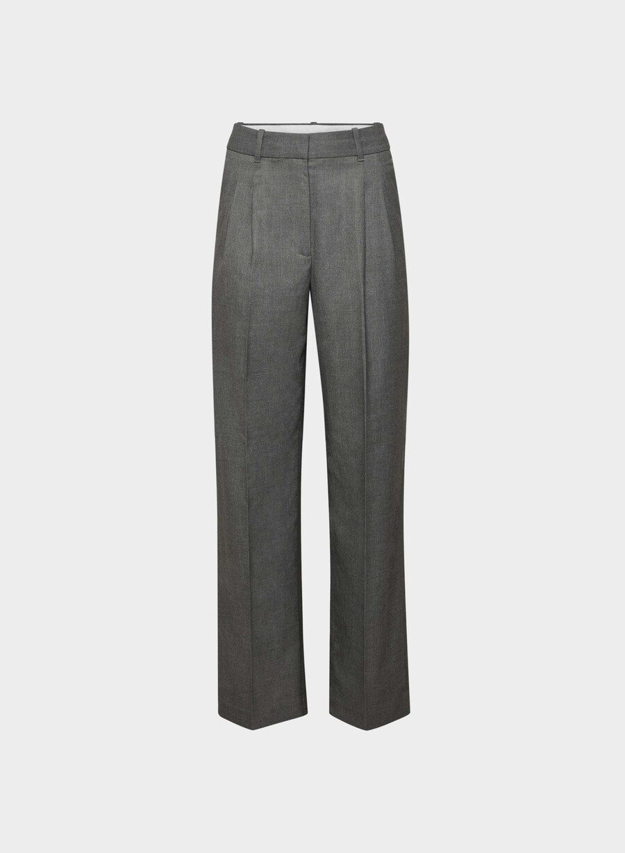the effortless pant - raffinerad ljunggrön
