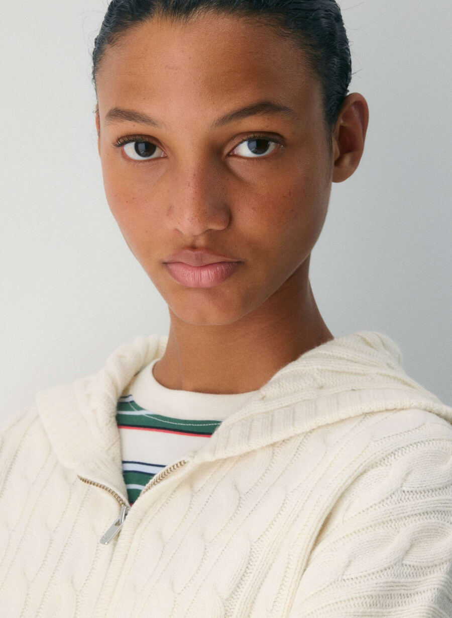octavia zip hoodie whisper whisper white