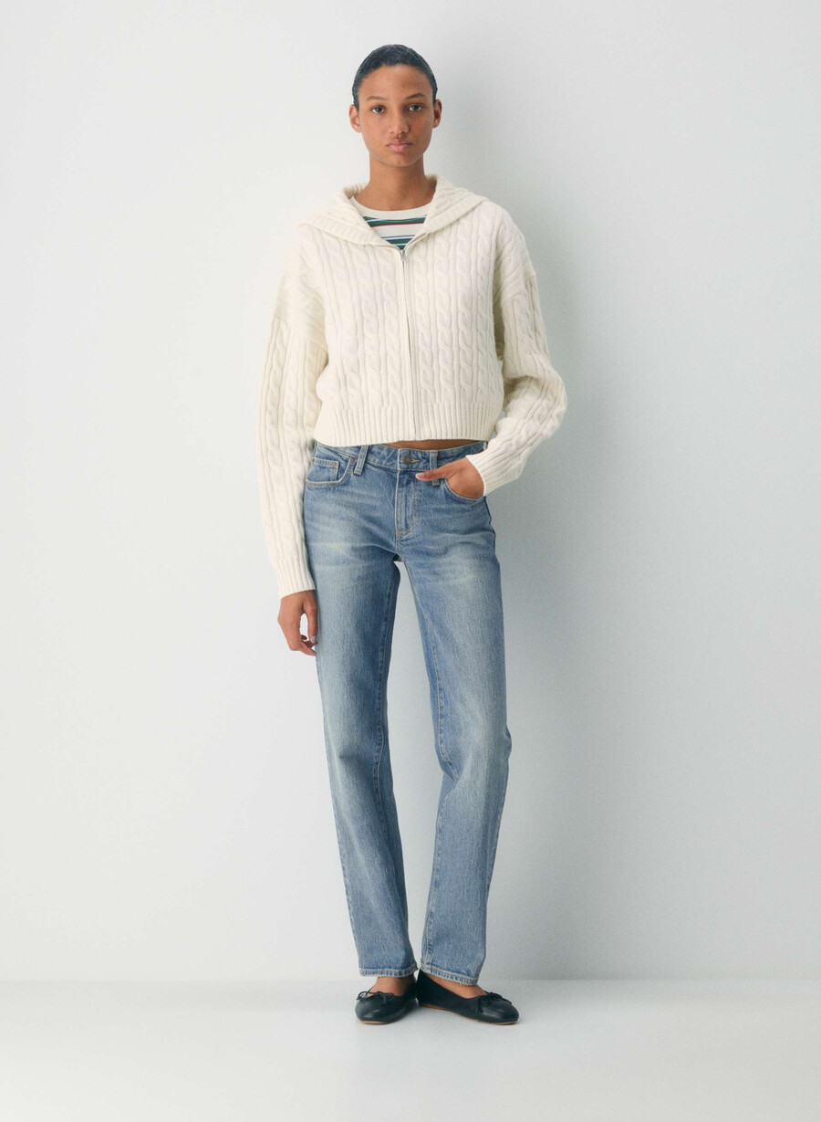 octavia zip hoodie whisper whisper white