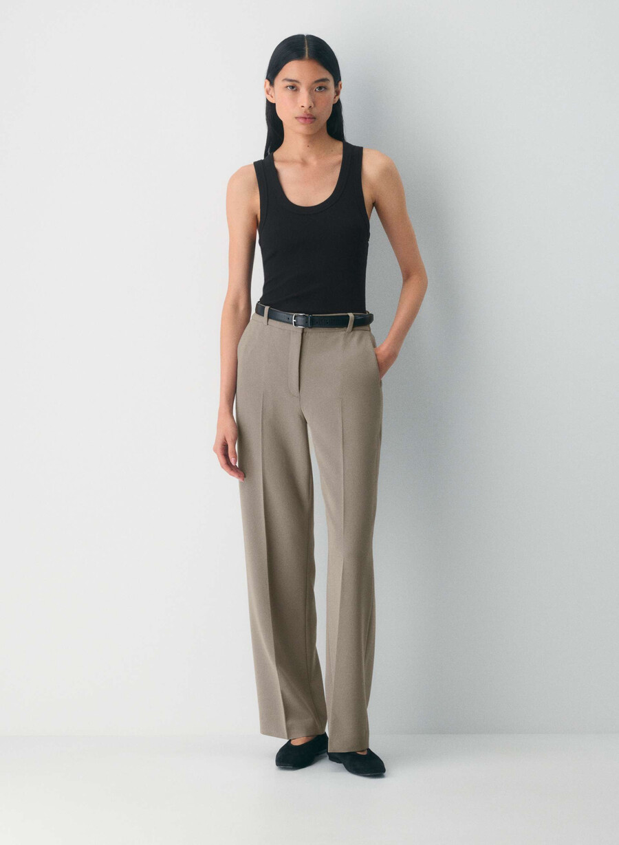 new agency byxa - sway crepe turner taupe