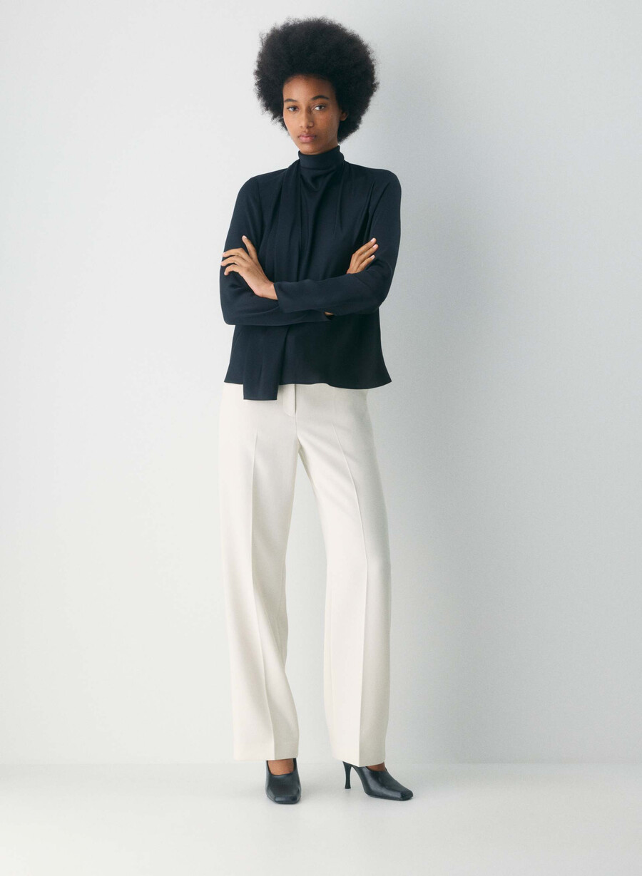 new agency byxa - sway crepe vintage white