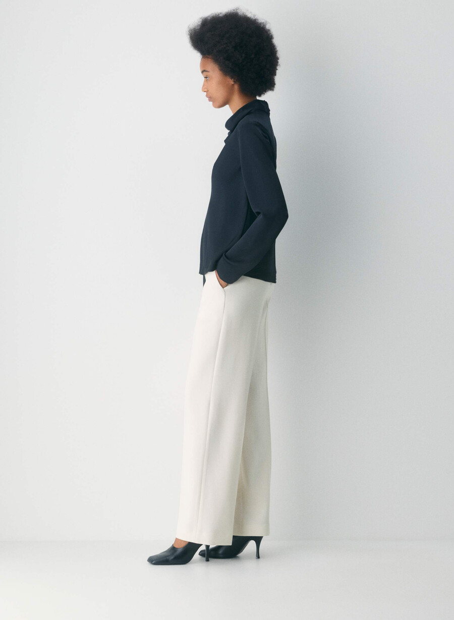 new agency byxa - sway crepe vintage white