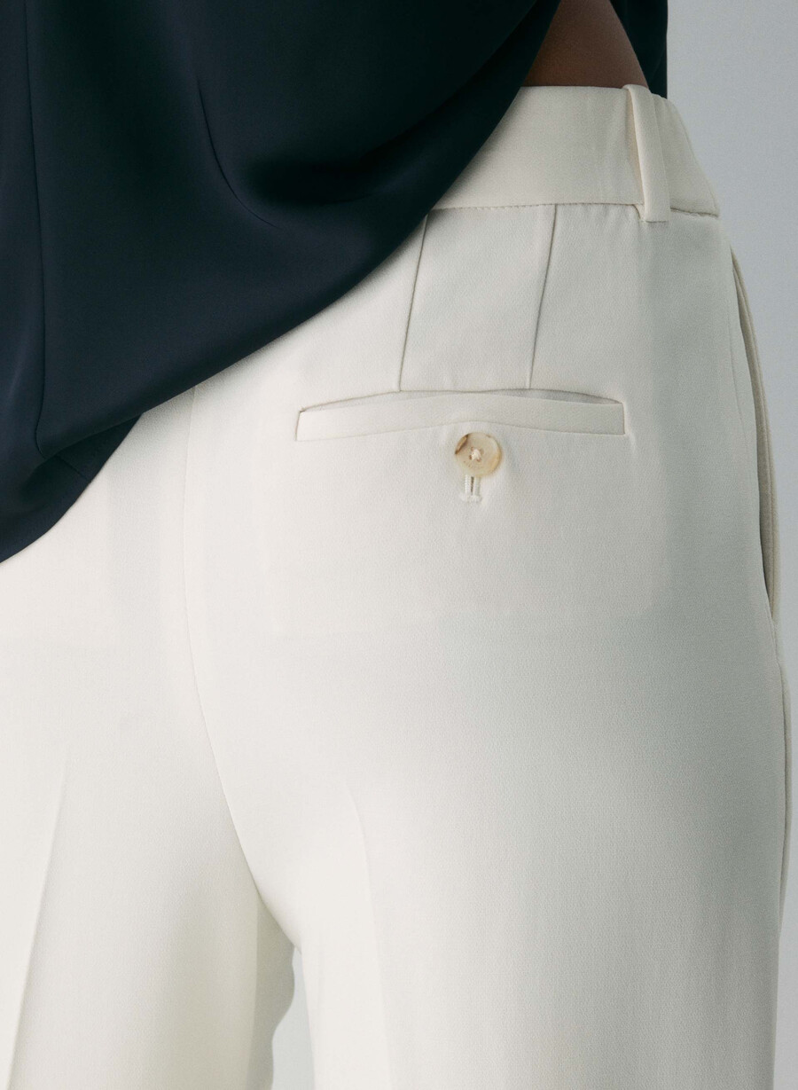 new agency byxa - sway crepe vintage white
